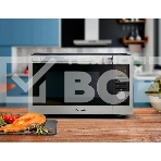 Микроволновая печь Panasonic NN-C69MSZPE нержавеющая сталь/черный 30л 1000Вт поворотный механизм, кнопки, фото5