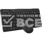 Клавиатура + мышь A4Tech Fstyler FG2200 Air2 клав:черный мышь:черный USB беспроводная slim, фото4