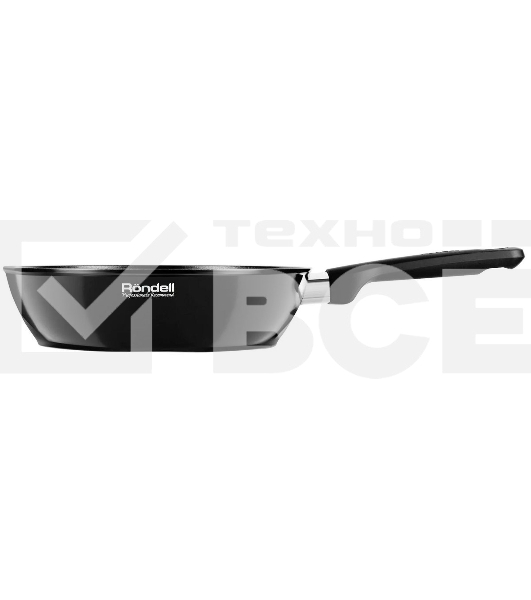 Сковорода Rondell Midnight RDA-1237, 24 см, без крышки, черный