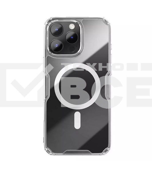 Чехол Nature TPU Pro Magnetic Case, белый, (AP IP16 Pro)