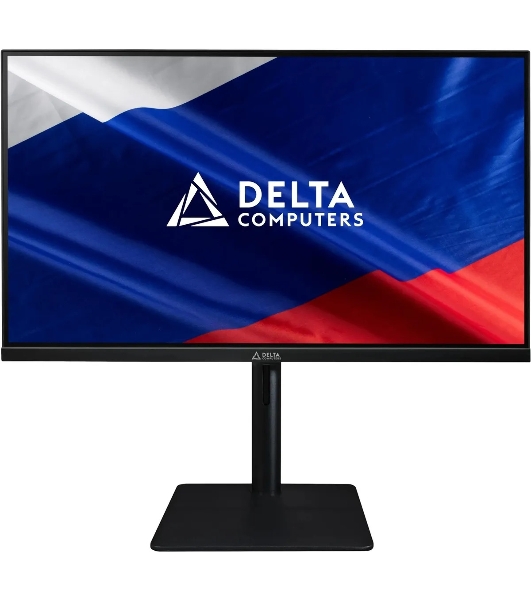 Монитор 27' Delta Computers Сова OM270I IPS 1920x1080, 75 Гц, 5 мс, 16:9, 250 кд/м², 1xHDMI, 1xDP, 1xVGA, 2x3 Вт, черный