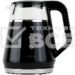 Чайник Centek CT-0019, 1100Вт стекло, черный и серебристый, фото8