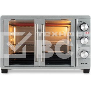 Мини-печь Hyundai MIO-HY077 30л. 1500Вт серебристый