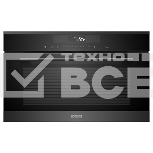 Микроволновая печь встраиваемая Korting KMI 830 GNBX чёрный, 34 л, 900 Вт, переключатели - сенсор