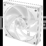 Вентилятор для корпуса ID-COOLING AF-1230-W белый, 120 мм, 2000 об/мин, 31.1 дБ, 4 pin, фото4