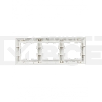 Рамка 3-местная IEK BRITE РУ-3-Бр DECOR 3D-форма алюминий/алюминий, фото4