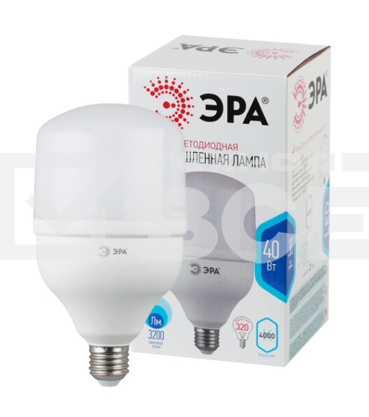 Лампа светодиодная ЭРА Б0027005 STD LED POWER T120-40W-4000-E27