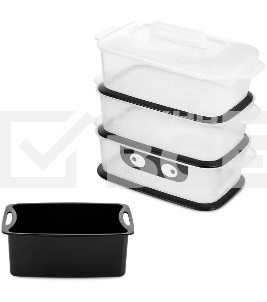 Пароварка электрическая Kitfort КТ-4082 3ярус. 800Вт серебристый