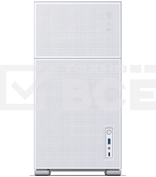 Компьютерный корпус без блока питания Case JONSBO D41 MESH, Midi-Tower, TG, no fan, 1xUSB-A 3.2 + 1xUSB-C 3.2, ATX, mATX белый