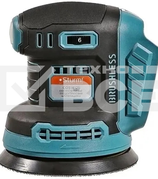 Шлифмашина эксцентриковая Sturm! COS18125 d=125мм синий/черный