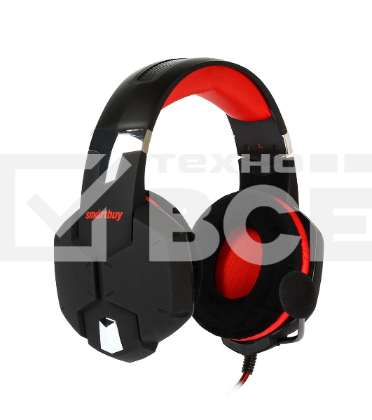 Игровая мобильная гарнитура RUSH VIPER, (SBHG-2200), динамики 50мм, велюровые амбушюры, переходник