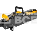 Домкрат гидравлический подкатной с фиксатором Denzel 2,5 т,85-385 мм, в пласт. кейсе, фото11