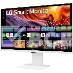 Монитор 31.5' LG UltraFine 32U830SA-W IPS 3840x2160, 60 Гц, 5 мс, 16:9, 400 кд/м², 2xHDMI 2.0, USB-C (65 Вт), USB Hub (2x USB 3.0), 3.5 Jack, HDR10, динамики (2x5 Вт), Smart TV, Wi-Fi, Bluetooth, VESA 100x100, белый, фото2