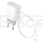 Сетевое зарядное устройство Maxvi CHL-240M 2.4A, with microUSB cable, белый, фото5