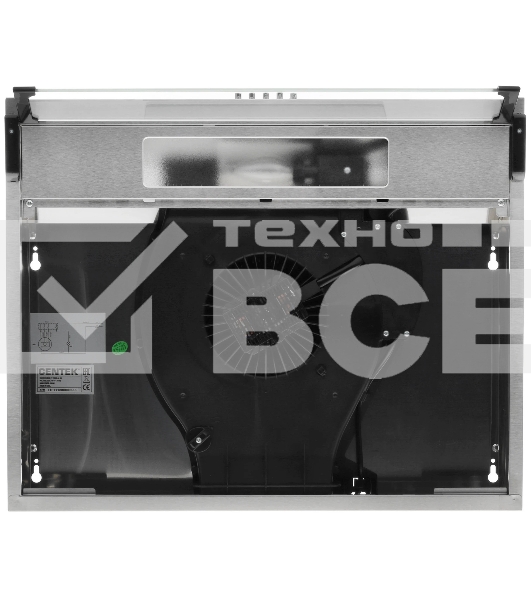 Вытяжка подвесная Centek СТ-1800-60 SS серебристый, 60 см, 350 куб. м/ч, 52 дБ