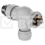 Набор термостатический осевой Royal Thermo Design Pro 15мм М30х1,5 (белый), фото3