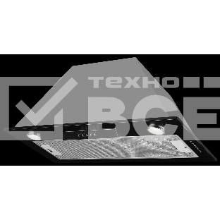 Вытяжка встраиваемая Kuppersberg Inlinea 70 BX черный/нержавеющая сталь, 70 см, 1300 куб. м/ч, 41 дБ