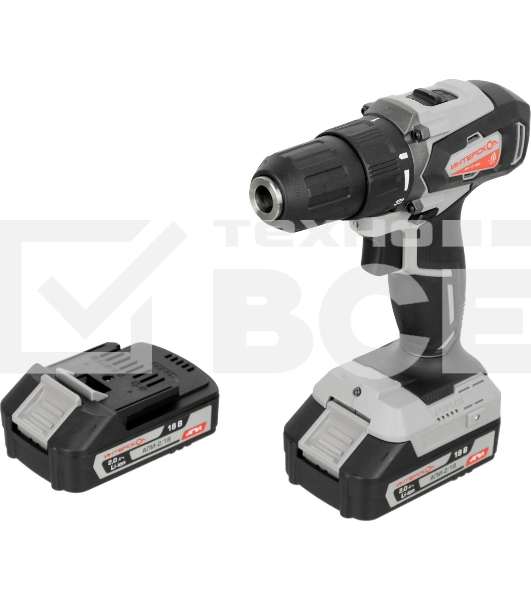 Дрель-шуруповерт аккумуляторная ИНТЕРСКОЛ ДА-13/18ВК 575.2.2.70, 2 аккум., 2А·ч, кейс, АПИ