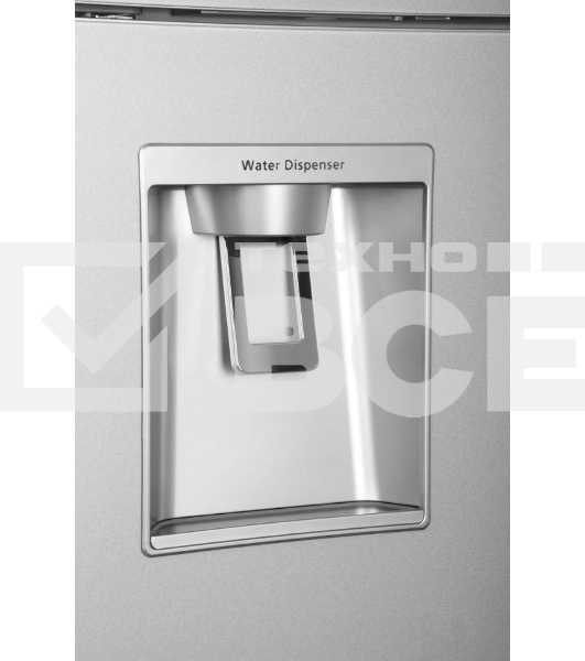 Холодильник Hitachi R-W660PUC7X GS серебристый стекло двухкамерный 396/144л морозилка сверху, No Frost, Side by Side