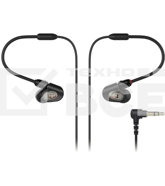 Проводные наушники Audio-Technica ATH-E50 черный, вкладыши