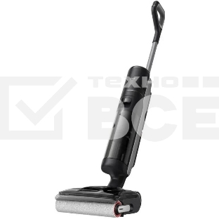 Пылесос вертикальный моющий Dreame H12 Dual Flex Reach черный, питание от аккумулятора, 400 Вт, уборка сухая/влажная, пылесборник 0,7 л