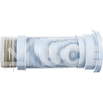 Труба для унитаза гофрированная армированная L 290-640 мм D110 мм, фото4