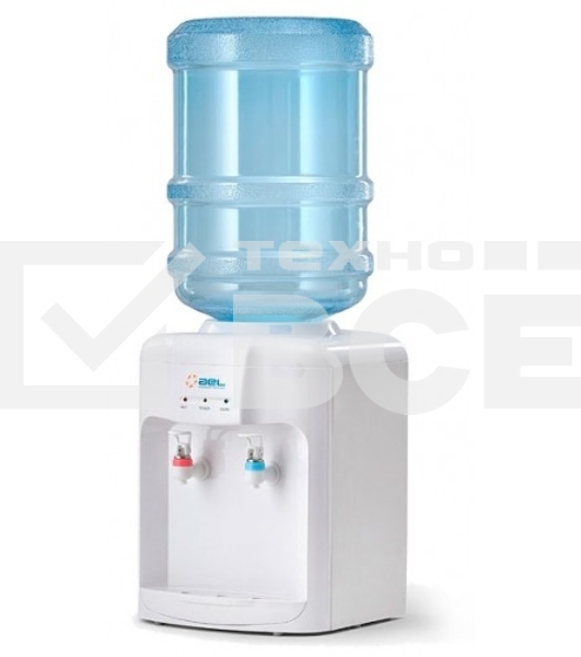 Кулер для воды AEL TK-AEL-106, верхняя загрузка, нагрев 90 °С, без охлаждения, белый