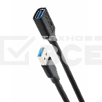 Кабель удлинительный USB3.0 Am-Af 1.8m Telecom черный (TUS708-1.8M), фото 1