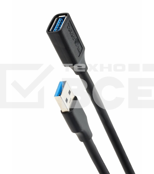 Кабель удлинительный USB3.0 Am-Af 1.8m Telecom черный (TUS708-1.8M)