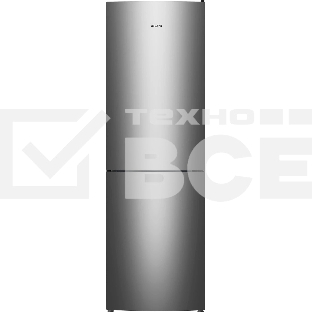 Холодильник Atlant 4624-161 серый двухкамерный 228/119л морозилка снизу