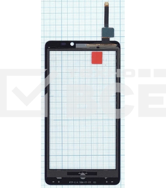 Сенсорное стекло (тачскрин) для Acer WTP-C14-5BN-FF, черное