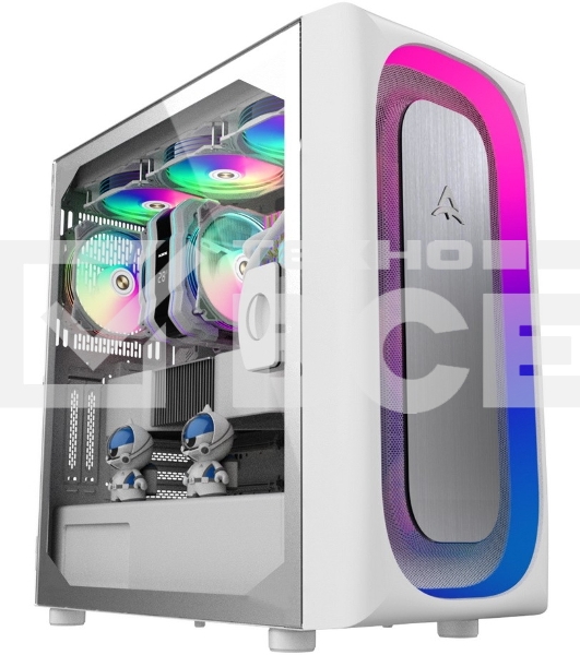 Компьютерный корпус ALSEYE Ai-W(Ai20025) Material: 0.7mm SPCC, Motherboard Compatiblility: Mini-ITX/Micro ATX/ATX/EATX, I/O Ports: USB2.0*2+HD Audio+USB3.0*1,Drive bay: H.D.D(3.5