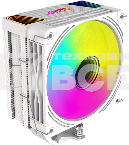 Кулер GMNG GG-CPC220-ARGB2 ARGB белый 120мм алюминий+медь 1600rpm 26db 4-pin 220W 154мм