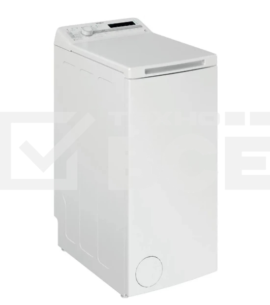 Стиральная машина Whirlpool TDLR6040S белый, загрузка вертикальная 6 кг, 1000 об/мин, класс А