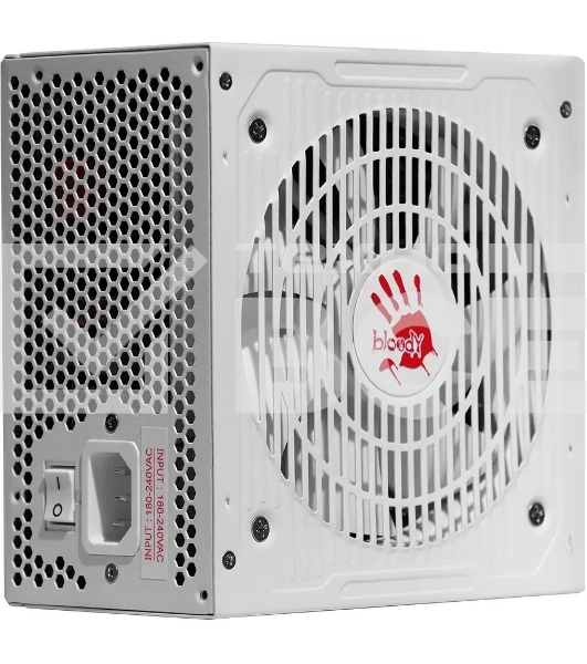 Блок питания Bloody BD-PS750G, 750Вт, 80 PLUS Gold, 120мм, белый