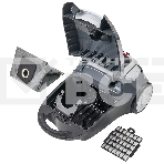 Пылесос IDEAL VC-2000 темно-серый, 450/2000 Вт, уборка сухая, пылесборник мешок 2.3 л, фото3