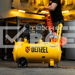 Компрессор безмасляный малошумный Denzel DLP-1500/50, 1,5 кВт, 50 л, 2850 об/мин, 250 л/мин, фото8