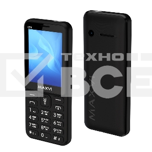 Мобильный телефон Maxvi C38 черный