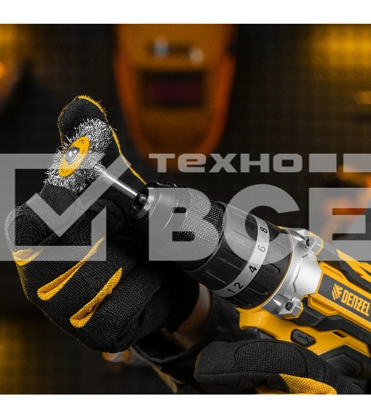 Набор щеток для дрели Denzel 5 Плоских 25-38-50-63-75 мм, шпилька, нерж. вит. проволока