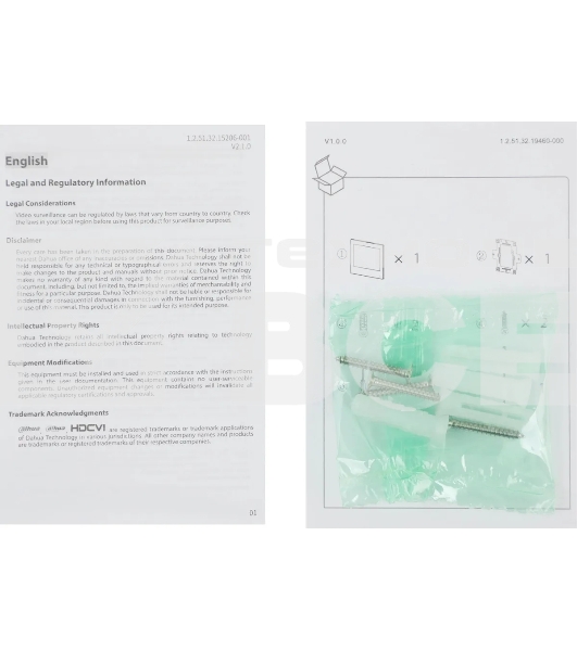 Видеодомофон IP 7 дюймовый, Dahua DHI-VTH2621G-P черный