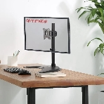 Кронштейн для мониторов Arm Media LCD-T51 черный 15'-32' макс.10кг настольный поворот и наклон верт.перемещ., фото2