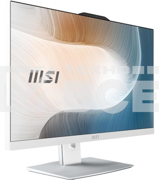 Моноблок MSI Modern AM242TP 1M-1019XRU 23.8'(1920x1080 (матовый))/Touch/Intel Core 5 120U(1.4Ghz)/16384Mb/512PCISSDGb/noDVD/Int:Intel Graphics/Cam/BT/WiFi/war 1y/4.65kg/белый/DOS + Wireless KB+M (9S6-AE0722-1467)
