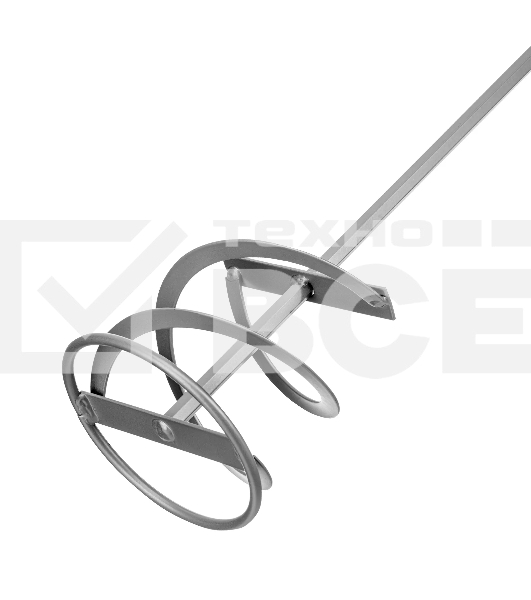 Миксер Сибртех для красок и штукатурных смесей, 120х10х600 мм, шестигранный хвостовик