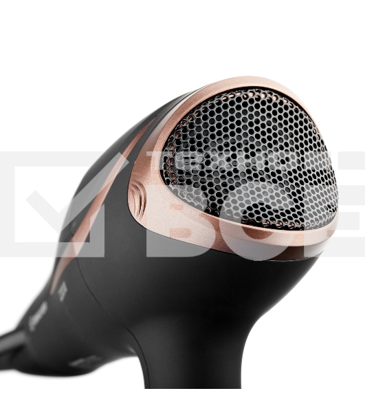 Фен BRAYER BR3000BN черный/розовое золото, 2200 Вт, компактный