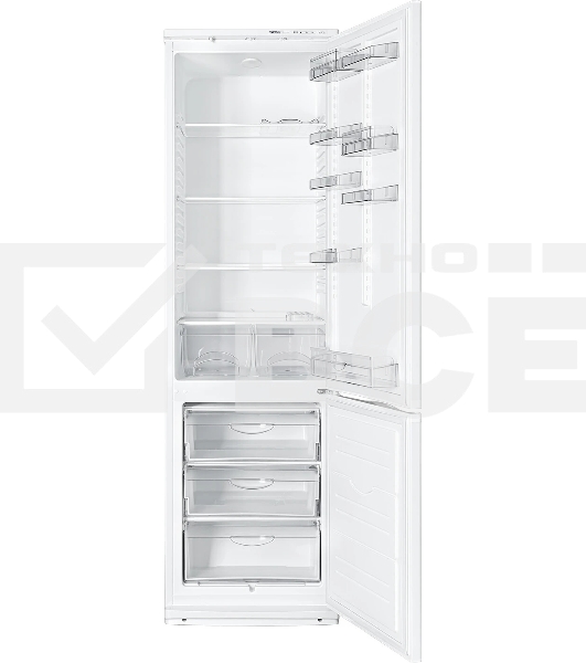 Холодильник Atlant ХМ-6026-031 белый двухкамерный 272/101л морозилка снизу