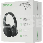 Беспроводные/проводные наушники Digma BT-19 ANC черный, накладные, Bluetooth + проводной, активное шумоподавление, складная конструкция, до 15 ч, фото5