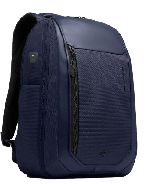 Рюкзак мужской Piquadro Lyss CA6928S143BM/BLU синий полиэстер/натур.кожа