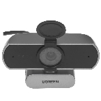 Веб-камера UGREEN CM717 2560x1440, 30 кадр/с, USB, микрофон (2 шт, шумоподавление), автофокус, универсальное крепление, серый, фото6