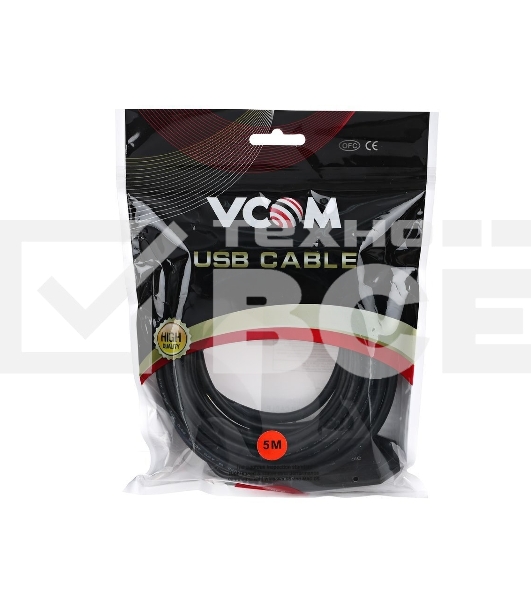 Кабель-адаптер USB3.0-repeater, удлинительный активный <Am-->Af> 5м VCOM