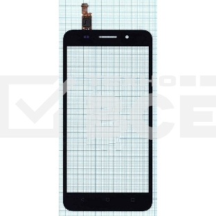 Сенсорное стекло (тачскрин) для Huawei Honor 4X, черное